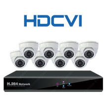 1080P / 720p Caméras CCTV Hdcvi IR Fournisseurs Caméra de sécurité avec kit DVR 8CH